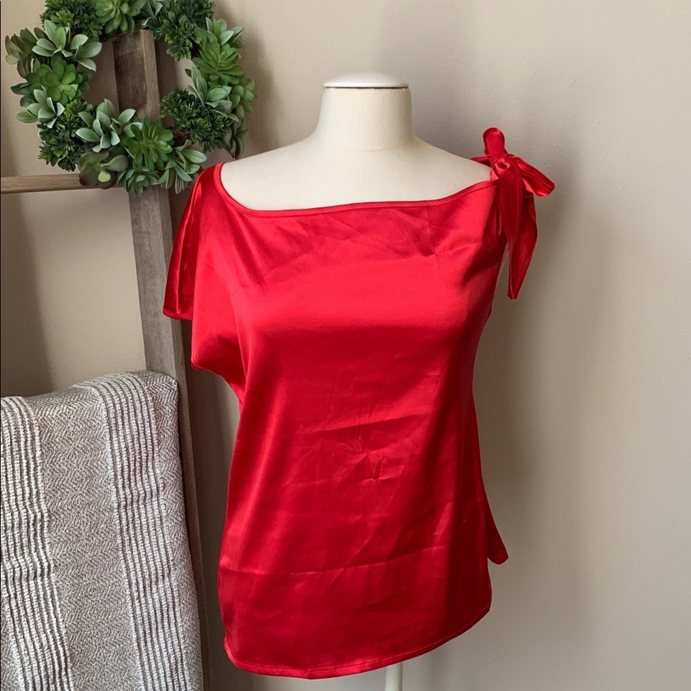Vidussa red off the shoulder blouse